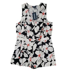 NWT ModCloth Just Want To Have Sun Surplice Romper Size XL